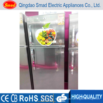 Feito no refrigerador de aço inoxidável do refrigerador da porta dobro do refrigerador de China